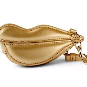 Gold Lips Coin Pouch nwt - DVF for Target